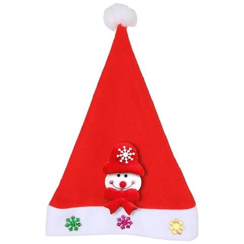 Set Di 3 Cappelli Natalizi Natale Rossi Con Babbo Natale - Foto 2
