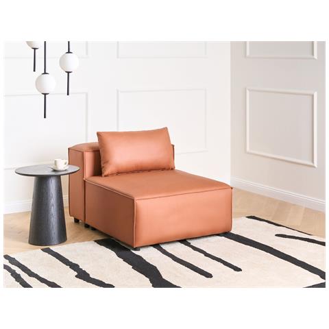 Sezione A 1 Posto Brande Pelle Sintetica Marrone Dorato - Foto 1