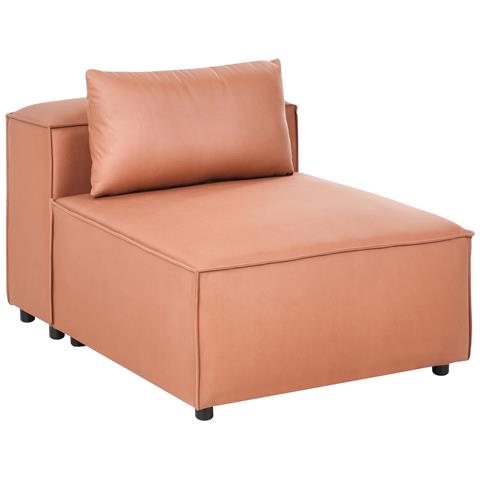 Sezione A 1 Posto Brande Pelle Sintetica Marrone Dorato - Foto 2