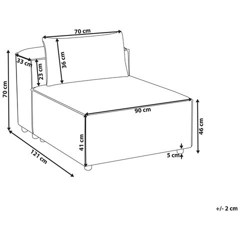Sezione A 1 Posto Brande Pelle Sintetica Marrone Dorato - Foto 8