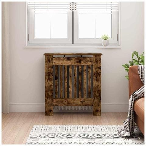 Copertura per radiatori Rovere fumé 78 x 19 x 81,5 cm - Foto 2