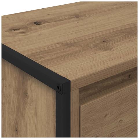 Mobile TV con cassetto Rovere Artigianale 100 x 36 x 49,5 cm - Foto 9