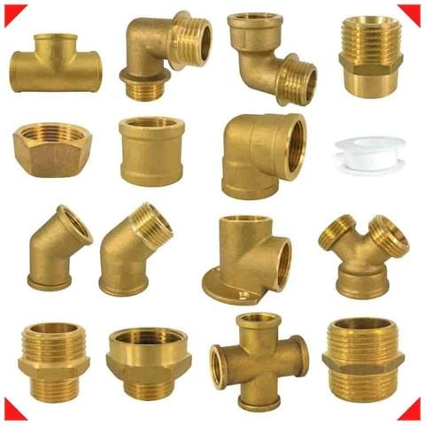 Raccordo Ottone Filettato Doppio Nipple Ridotto 1 X 1 1/4 - Foto 2