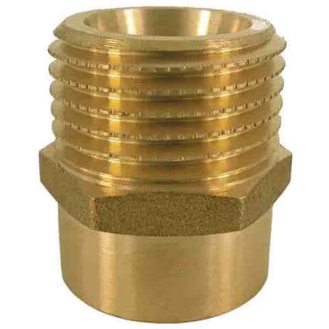 Raccordo Ottone Filettato Doppio Nipple Ridotto 1 X 1 1/4 - Foto 1