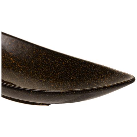 Centrotavola In Ceramica Dorata 41x14x9,5h - Foto 6