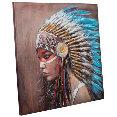 Quadro Dipinto A Mano Con Rilievo Grigio 100x100x3h - Foto 1