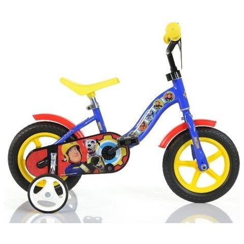 Bici Da Bambino Misura 10'' Art. 108l-sip Bicicletta Fireman Da Bimbo Linea Sam Il Pompiere - Foto 1