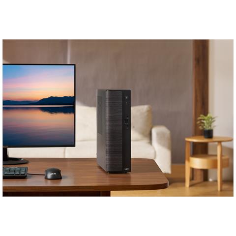 V500 SFF V501SV-07240H026W Intel Core 7 240H 16 GB DDR5-SDRAM 512 GB SSD Windows 11 Home PC Nero, Legno - Foto 5