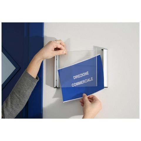 porta targa a5 - 15x21cm appendibile wall sign - Foto 5