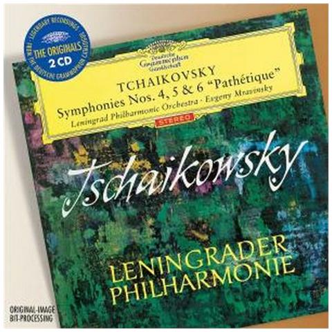 Tchaikovsky - Symphonies Nos. 4, 5 & 6 Pathetique - Leningrad Philharmonic Orchestra / Jewgenij Mrawinskij (2 Cd)  - Foto 1