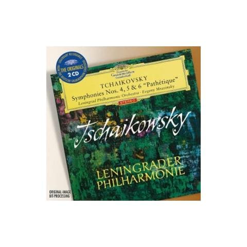 Tchaikovsky - Symphonies Nos. 4, 5 & 6 Pathetique - Leningrad Philharmonic Orchestra / Jewgenij Mrawinskij (2 Cd)  - Foto 2