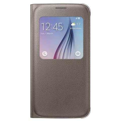 Custodia Booklet per Galaxy S6 - Colore Gold  - Foto 5