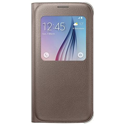 Custodia Booklet per Galaxy S6 - Colore Gold  - Foto 1