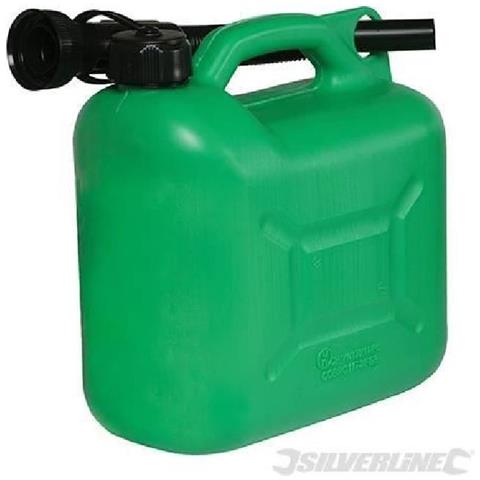 847074 Tanica In Plastica Per Carburante 5 L Verde - Foto 3