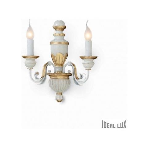 Lampada Da Parete Firenze Ap2 Colore Bianco Antico - Foto 1