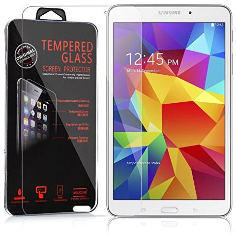 Pellicola Di Armatura Compatibile Con Samsung Galaxy Tab 4 (8 Zoll) In Elevata Trasparenza - Vetro Temperato (tempered) Di Protezione Del Display In Durezza 9h Con 3d Touch - Foto 1
