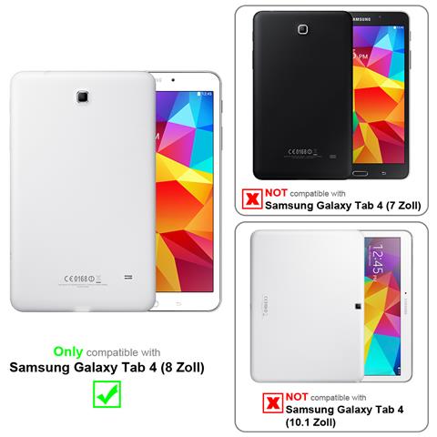 Pellicola Di Armatura Compatibile Con Samsung Galaxy Tab 4 (8 Zoll) In Elevata Trasparenza - Vetro Temperato (tempered) Di Protezione Del Display In Durezza 9h Con 3d Touch - Foto 10