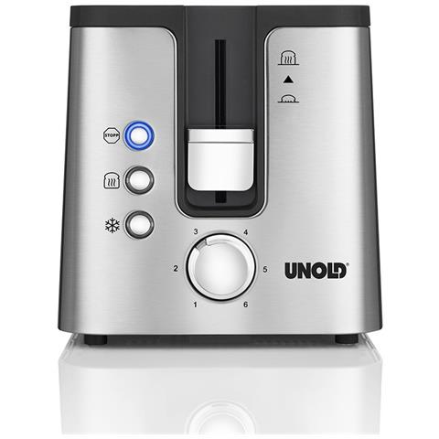 38215 Tostapane 2 Fetta / e 800 W Nero, Acciaio Inossidabile - Foto 3