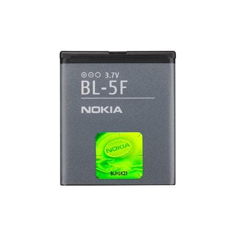 BL-5F, Polimeri di litio (LiPo) , Navigatore / computer mobile palmare / cellulare, Grigio, 6210 Navigator 6290 6710 Navigator E65 N78 N93i N95 - Foto 1