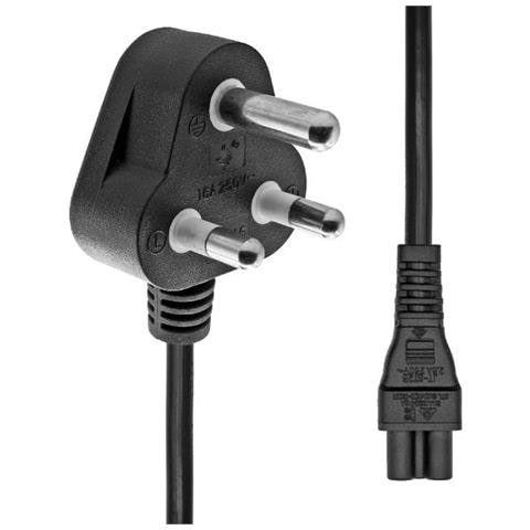 Pc-dc5-002 Cavo Di Alimentazione Nero 2 M Spina Di Alimentazione Di Tipo D Accoppiatore C5 - Foto 1