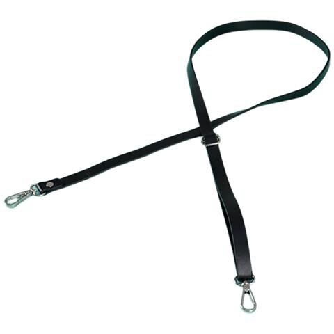 Tracolla Per Borsa In Pelle Pu Nero - Foto 1