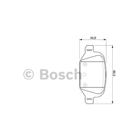 Kit Pastiglie Freno 986424756 - Foto 1