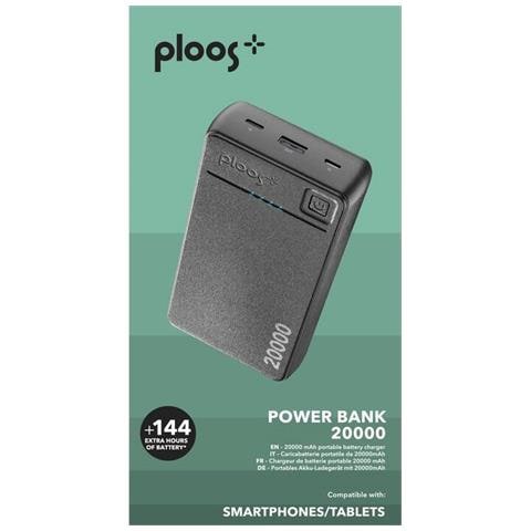 Caricabatteria 10.000 mah usb-c / microusb Nero - Foto 2