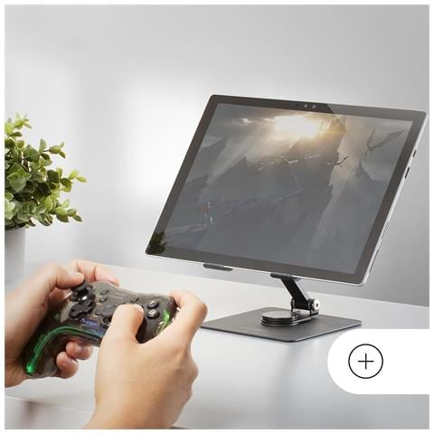 Supporto per tablet da gioco MA-RST, Antiscivolo, Girevole a 360°,Colore Grigio - Foto 2