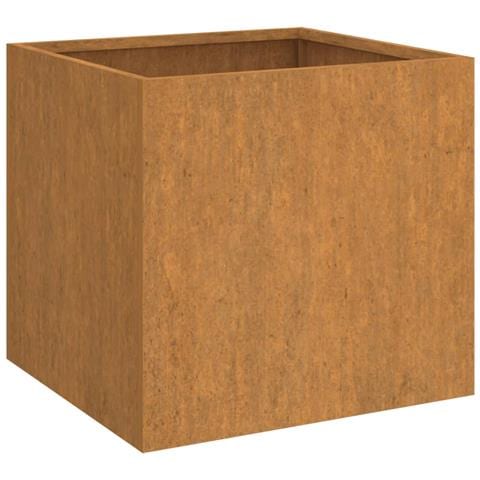 Fioriera 42x40x39 Cm Acciaio Corten - Foto 1