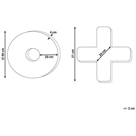 Set Di 2 Cuscini Hesperis Bouclé Beige Tinta Unita - Foto 2