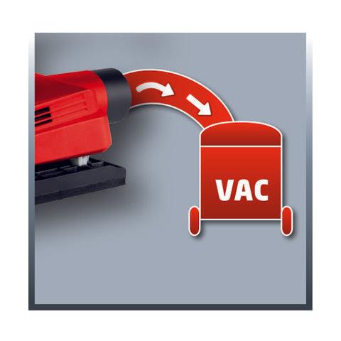 Levigatrice Orbitale 150w Con 3 Fogli Abrasivi Inclusi E Adattatore Per Aspirazione Tc-os1520 Einhell - Foto 2