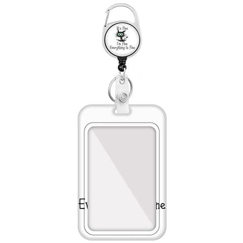 Porta Carte D'identità Retrattile Modello Gatto - Foto 1