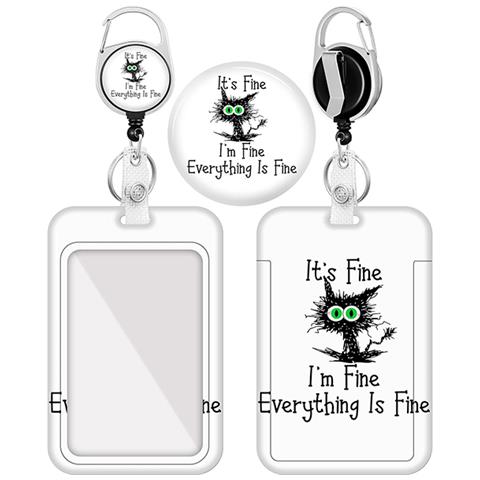 Porta Carte D'identità Retrattile Modello Gatto - Foto 3