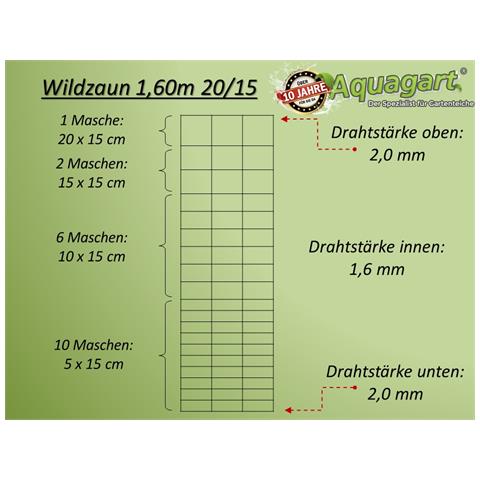 500 M, Rete Di Protezione Da Animali Selvatici, Rete Per Zona Boschiva, Rete Pastorale, Rete Metallica 160/20/15 - Foto 2