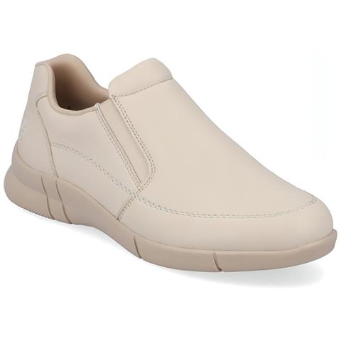 Beige Casual Closed Sport Shoe Sneakers Pelle Scarpe Donna Beige Eu 39, N2155-60 - Foto 2