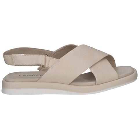 Cream Perlato Casual Open Sandals Sandali Pelle Scarpe Donna Beige Eu 36, 9-28102-42-140 - Foto 2