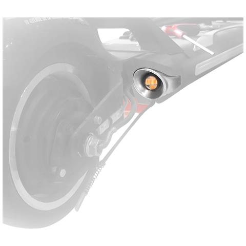 Cover Led Destra Per Monopattino Dualtron Pop, Argento - Foto 2