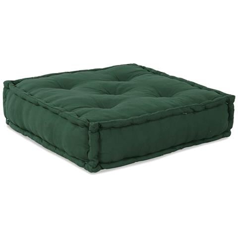 Pouf Modulare Verde 70x70x36 in Tessuto - Foto 2