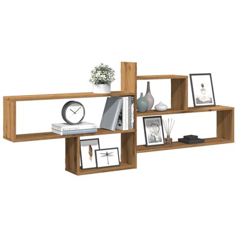 Mensola A Parete Rovere Artigianale 167,5x18x68 Cm Truciolato - Foto 3