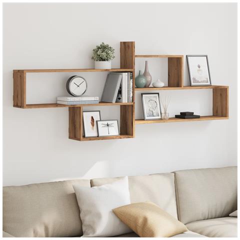 Mensola A Parete Rovere Artigianale 167,5x18x68 Cm Truciolato - Foto 1