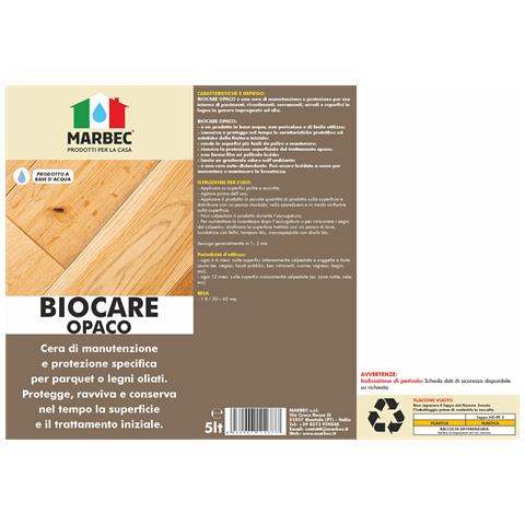 Biocare Opaco 5ltx4pz - Cera Per Legno Oliato - Foto 2