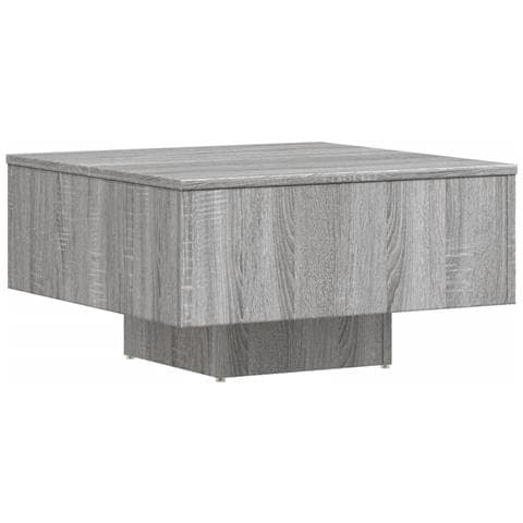 Tavolino Salotto Grigio Sonoma 60x60x31,5 Cm Legno Multistrato - Foto 1