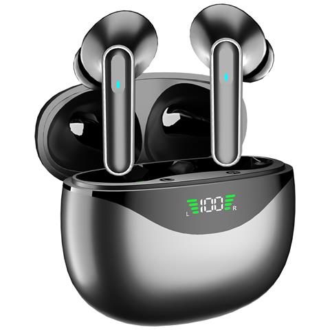 Auricolari Wireless 5.4 Bluetooth Dp4 A Lunga Durata Black - Foto 1