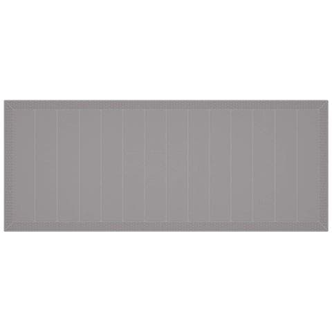 Set da Pranzo da Giardino 9 Pezzi con Cuscini Grigio Chiaro in Polyrattan - Foto 2