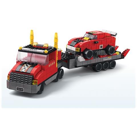 6 In 1 Set Di Costruzioni A Tema Racing 1000 Mattoncini Assemblabili - Foto 1