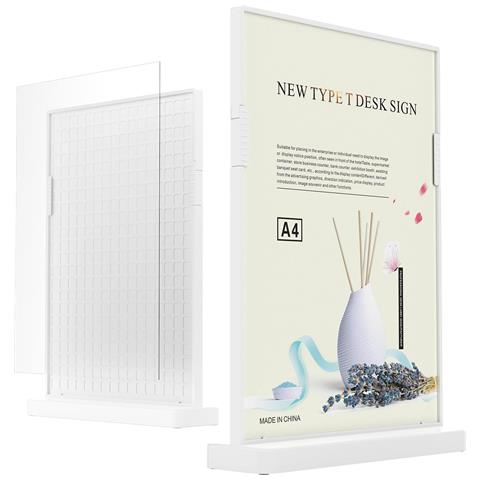 Portafoto Acrilico A4 Bifacciale 2 Pezzi 21,5 X 28 Cm - Foto 1