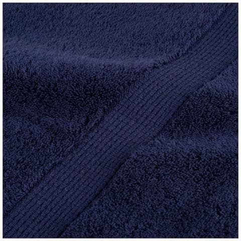 Asciugamani Premium SOLUND 4 pz Blu Navy 30x30 cm 600 g/m² - Foto 7