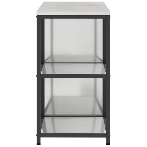 Set di Stoccaggio per Cucina 2 pcs Argento 120 x 50 x 92 cm - Foto 9