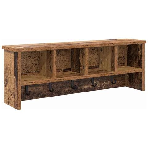 Appendiabiti a muro Legno vecchio 75 x 16 x 26 cm - Foto 1