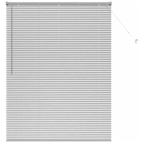 Tenda per Finestra con tende Manuale Argento Alluminio - Foto 1